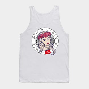 Virgo star sign, zodiac sign horoscope Tank Top